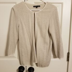 Gold and tan cardigan